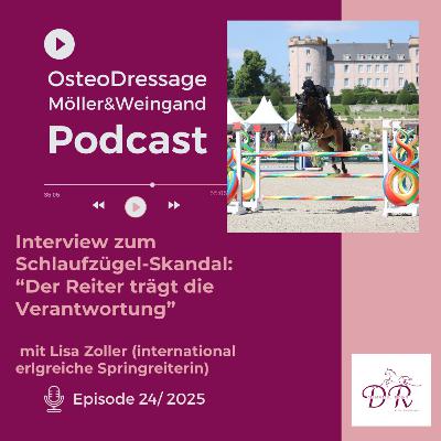 Schlaufzügel-Skandal: Interview mit Springreiterin Lisa Zoller "Der Reiter trägt die Verantwortung" Schlaufzügel-Skandal: Interview mit Springreiterin Lisa Zoller "Der Reiter trägt die Verantwortung"