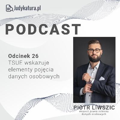 TSUE wskazuje elementy pojęcia danych osobowych