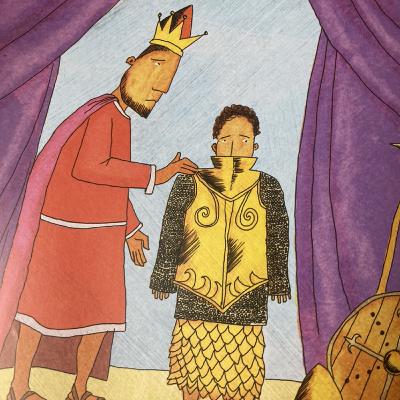 Capítulo 14. O jovem herói e o terrível gigante. Capítulo 14. O jovem herói e o terrível gigante.