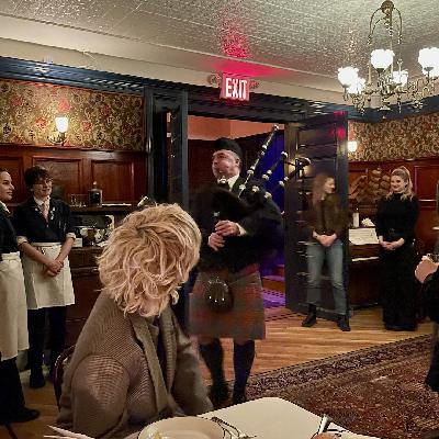 Bagpipes on the eve of Burns Night, Brooklyn, New York, USA on 24th January 2026 – by Lauren Sharpe Bagpipes on the eve of Burns Night, Brooklyn, New York, USA on 24th January 2026 – by Lauren Sharpe