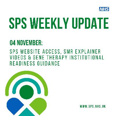 04 November: Account check, SMR explainer videos & Gene therapy guidance 04 November: Account check, SMR explainer videos & Gene therapy guidance