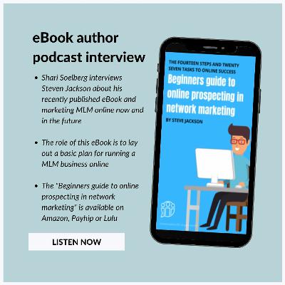 eBook author podcast interview discusses the best book on MLM for beginners