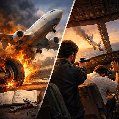 Burning Tires and a Cockpit Gunman