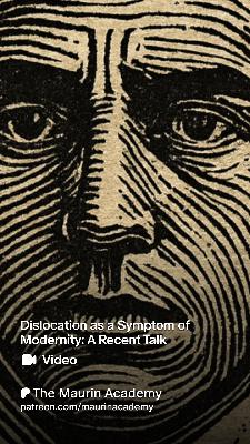 Dislocation as a Symptom of Modernity: The Case of Peter Maurin (Recent Talk)