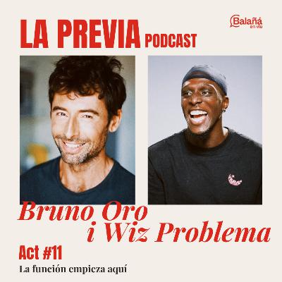 Bruno Oro y Wiz Problema - se conocen antes de subir al escenario