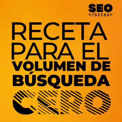Keywords volumen de búsqueda cero