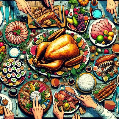 Russian cuisine through nationalities