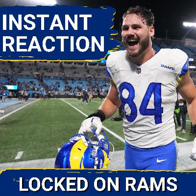 RAMS SQUAD SHOW: RAMS SURVIVE VS PANTHERS ON PARKINSON'S GAME-WINNING TD IN CLOSING SECONDS 34-31 RAMS SQUAD SHOW: RAMS SURVIVE VS PANTHERS ON PARKINSON'S GAME-WINNING TD IN CLOSING SECONDS 34-31