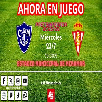 AHORA EN JUEGO #MarinoRealSporting #PretemporadaRojiblanca