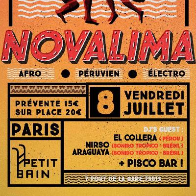 NOVALIMA EN PARIS ESTE VIERNES 8 DE JULIO 2016 NOVALIMA EN PARIS ESTE VIERNES 8 DE JULIO 2016