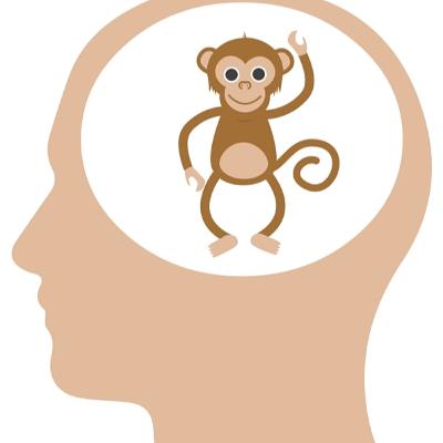 حلقة تفكير وضعية حركة القرد monkey minds