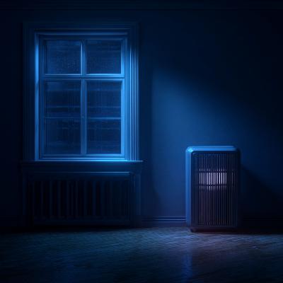 Gentle Vent Heater Noise | Cozy Constant Warm Hum