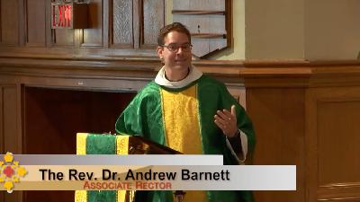 The Twenty-fifth Sunday after Pentecost | November 19, 2023 | The Rev. Dr. Andrew Barnett The Twenty-fifth Sunday after Pentecost | November 19, 2023 | The Rev. Dr. Andrew Barnett