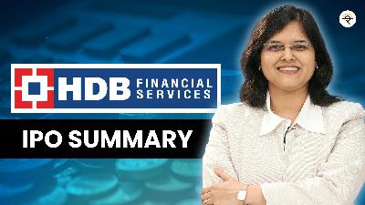HDB Financial Services IPO at Heavy Discount? | CA Rachana Ranade HDB Financial Services IPO at Heavy Discount? | CA Rachana Ranade
