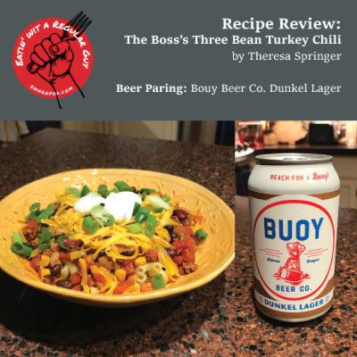 Ep. 4 – The Boss’s Three Bean Turkey Chili & Bouy Beer Dunkel Lager