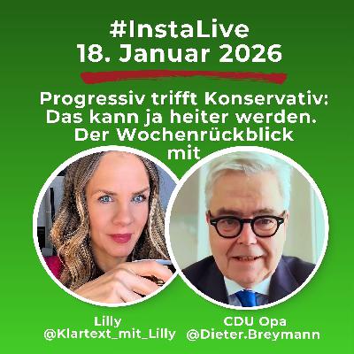 18.01.2026 - Progressiv trifft konservativ: Das kann ja heiter werden. 18.01.2026 - Progressiv trifft konservativ: Das kann ja heiter werden.