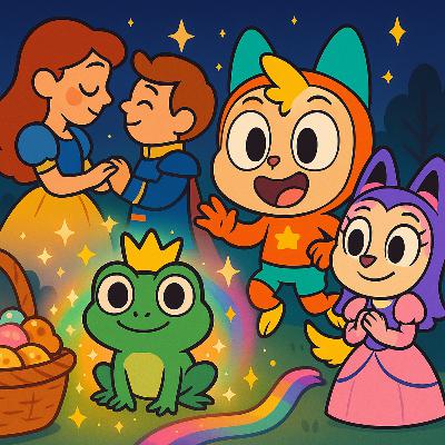 Nuton & Lola Rescue The Frog Prince Fairytale - Relaxing bedtime stories for kids