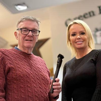 A cobbled street thriving in the city A cobbled street thriving in the city