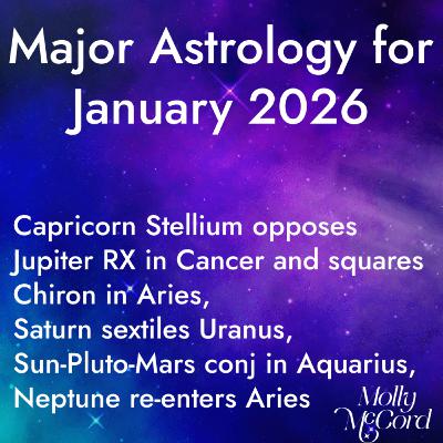 Capricorn Stellium T-Square, Sun-Pluto-Mars conj, Neptune re-enters Aries ~ January 2026 Astrology