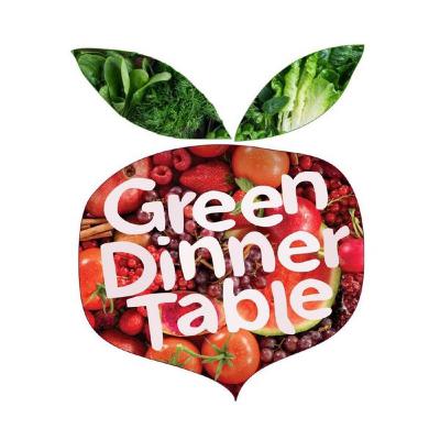 GREEN DINNER TABLE sharing delicious vegan meals with NZ