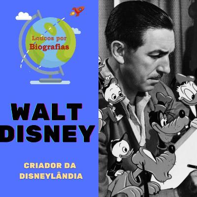 WALT DISNEY - Empresário Norte-americano Criador da Disneylândia, Mickey, Pato Donald...