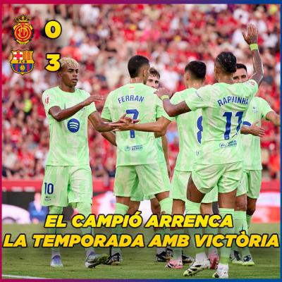 El Barça aconsegueix els primers tres punts en un partit accidentat | Mallorca 0 FC Barcelona 3