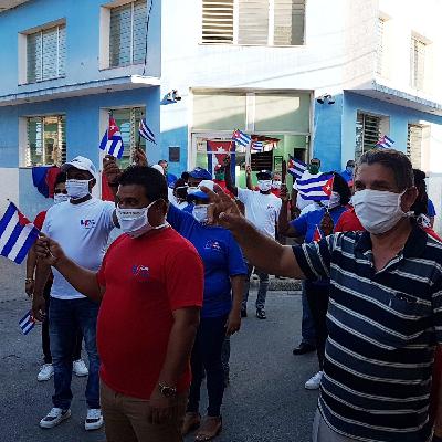 Trabajadores de Camagüey en defensa de la Revolución