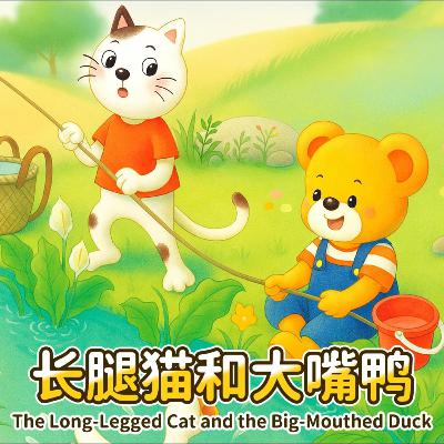 长腿猫和大嘴鸭｜Long-Legged Cat and Big-Mouthed Duck｜合作与友情的儿童故事｜小故事屋 Little Story House