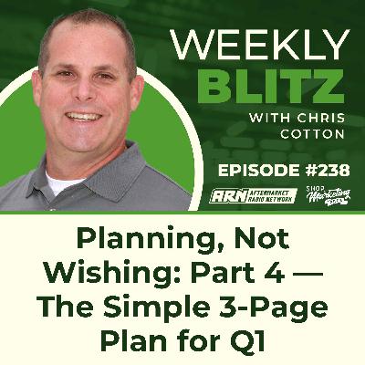 Planning, Not Wishing: Part 4 — The Simple 3-Page Plan for Q1 [E238]