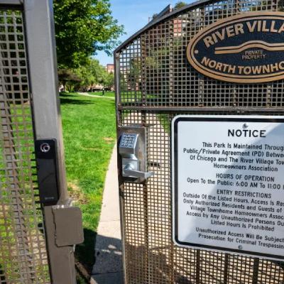 Private Fences Put Up Around A Public Park -- And Neighbors Aren't Happy