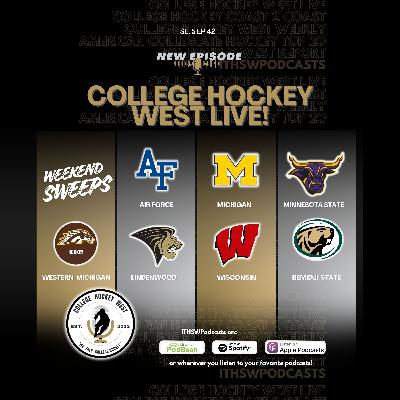 College Hockey West LIVE!  Se 5  Ep 42 Nov 23, 2025