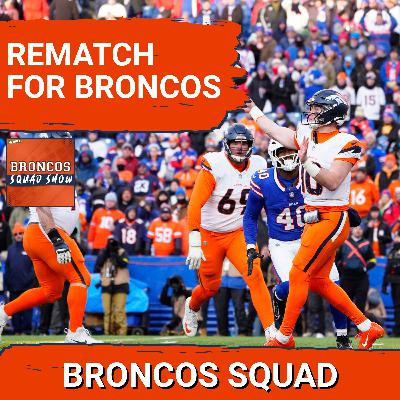 BRONCOS SQUAD SHOW: Denver gearing up for playoff REMATCH vs. Buffalo Bills