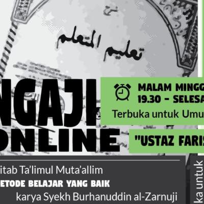 Kitab Ta'limul Muta'allim 12 April 2020