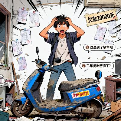 共享经济新“坑”？小伙租电动车跑外卖忘还，3年欠两万！