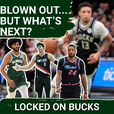 Bucks Drop Fourth Straight Game After Loss to the Pistons | Trail Blazers and Heat Preview