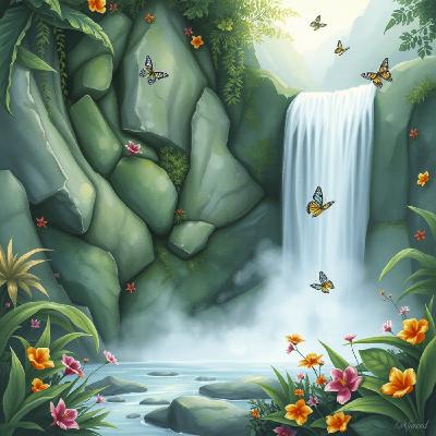 The Whispering Waterfall