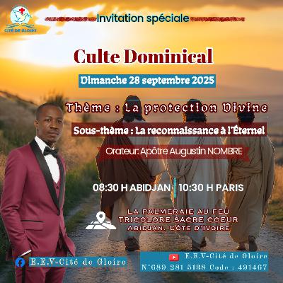 EECG - LA reconnaissance à L'Éternel - Apôtre Augustin NOMBRE EECG - LA reconnaissance à L'Éternel - Apôtre Augustin NOMBRE