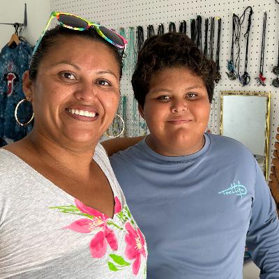 E68 13 Year Old Tony on Caye Caulker Belize