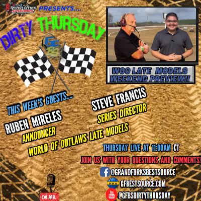 RCS DIRTY THURSDAY - w/World of Outlaws Late Models Announcer, Ruben Mireles & Series Director, Steve Francis - 6-26-2025 RCS DIRTY THURSDAY - w/World of Outlaws Late Models Announcer, Ruben Mireles & Series Director, Steve Francis - 6-26-2025