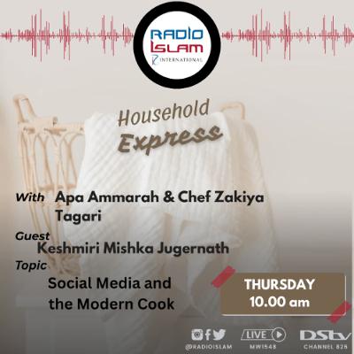 Household Express:Social Media and the Modern Cook Guest Keshmiri Mishka Jugernath