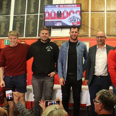 Ep 10: The Season Finale. Bell, McAllister, Balmain, Thorley recorded in front of the Gloucester Rugby supporters