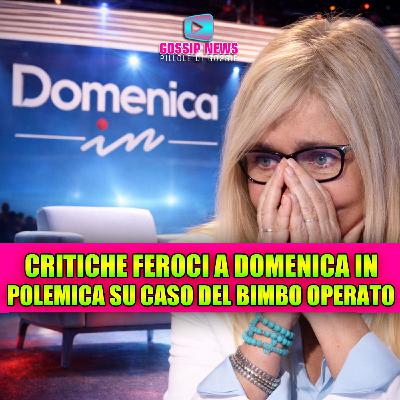 Domenica In nella bufera: polemiche sul caso del piccolo con il cuore bruciato Domenica In nella bufera: polemiche sul caso del piccolo con il cuore bruciato