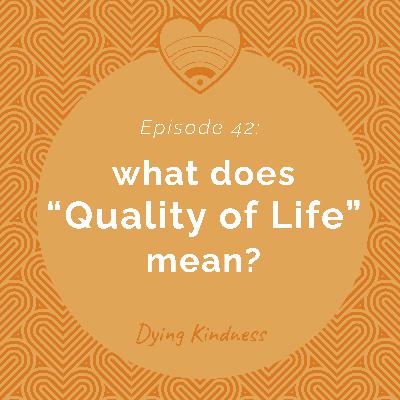 42: What does "Quality of Life" mean? 42: What does "Quality of Life" mean?