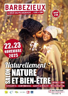 Ce samedi et ce Dimanche édition spéciale anniversaire des 10 ans du salon Naturellement Bien-être de Barbezieux, de 10h à 19h au Logis de Plaisance Ce samedi et ce Dimanche édition spéciale anniversaire des 10 ans du salon Naturellement Bien-être de Barbezieux, de 10h à 19h au Logis de Plaisance