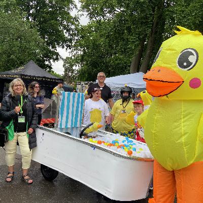 the P pod - on location at the Bordon Soapbox Challenge