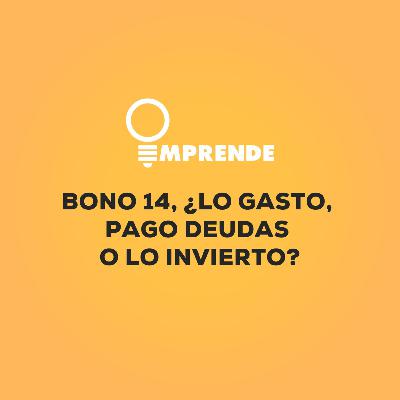 056 - Bono 14 ¿Lo gasto, pago deudas o lo invierto? 056 - Bono 14 ¿Lo gasto, pago deudas o lo invierto?