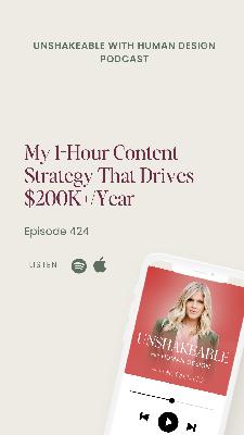 424: My 1-Hour Content Strategy That Drives $200K+/Year