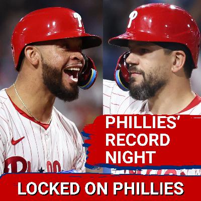 PHILLIES POSTCAST: Phillies Hit TEAM RECORD 8 HRs in 11-1 win over Marlins