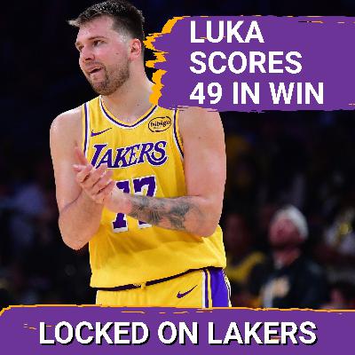 Luka Dončić Scores 49, Lakers Beat Minnesota 128-110 for First Win of the Season Luka Dončić Scores 49, Lakers Beat Minnesota 128-110 for First Win of the Season