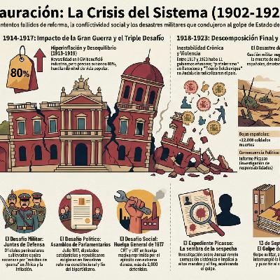 EL SANGRIENTO COLAPSO DEL SISTEMA DE LA RESTAURACIÓN: 1902-1923
